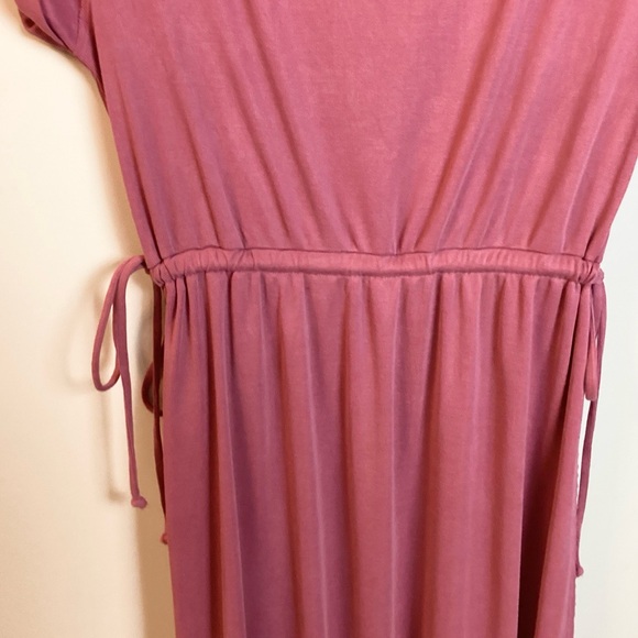 Anthropologie Short Sleeve Ribbed Drawstring Waist Dress by Saturday Sunday - XS - Picture 6 of 8